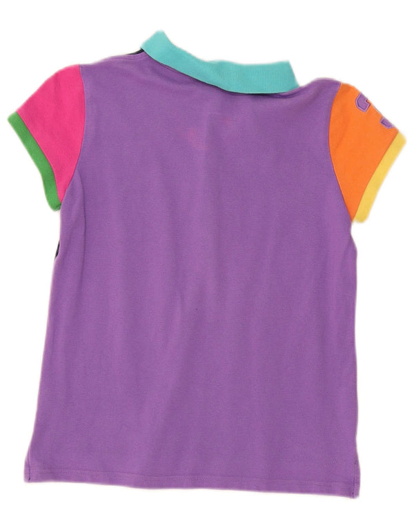 Ralph Lauren Mädchen-Poloshirt, 15–16 Jahre, XL, mehrfarbig, Farbblock
