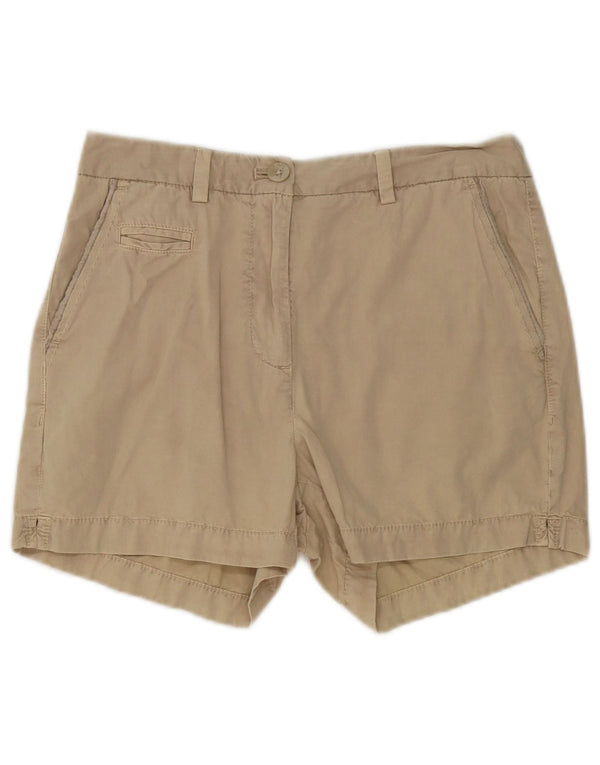 Marks & Spencer Damen Chinoshorts UK 8 Small W28 Beige Baumwolle