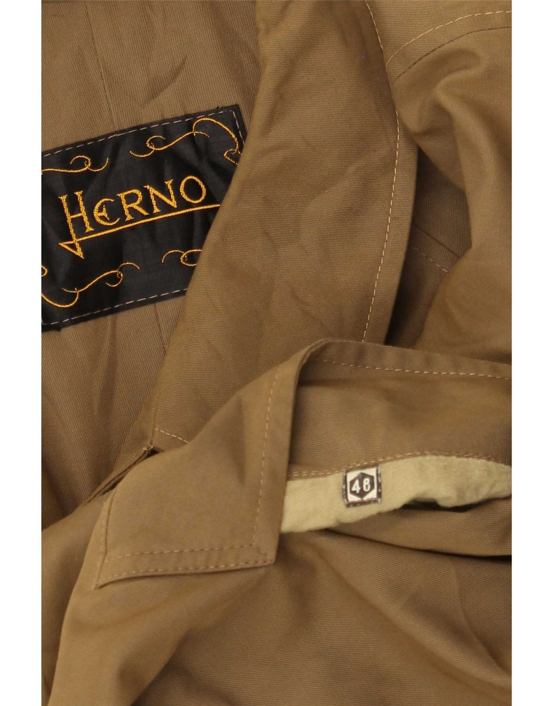 Herno Herrenmantel IT 48 Mittelbeige