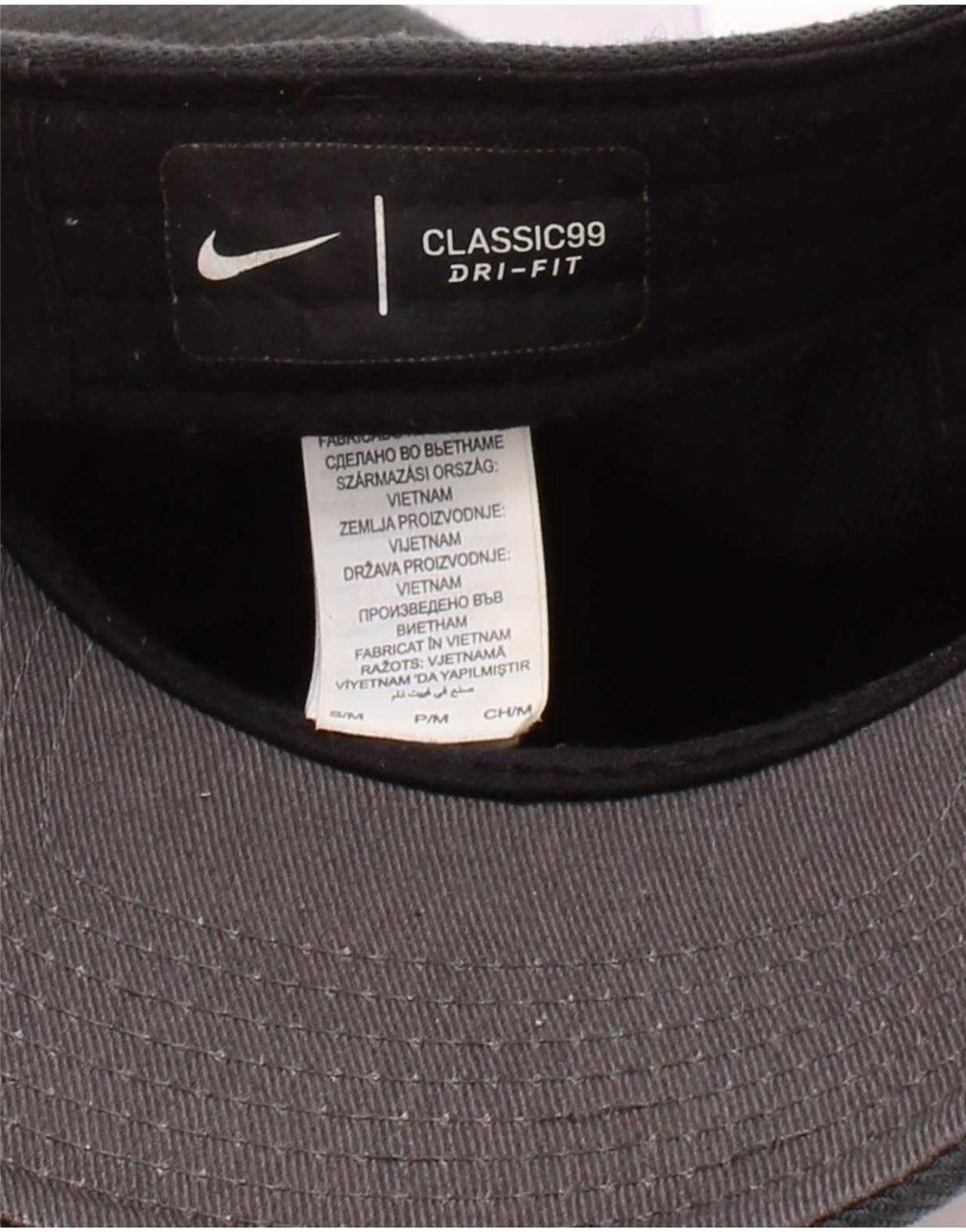 Nike Herren Dri Fit Graphic Baseball Cap Small/Medium Grau Polyester