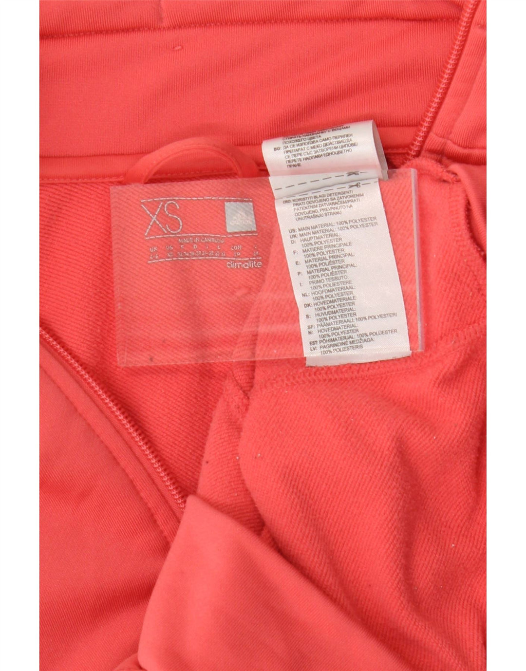 ADIDAS Womens Tracksuit Top Jacket UK 4/6 XS Pink Polyester Vintage Adidas and Second-Hand Adidas from Messina Hembry 