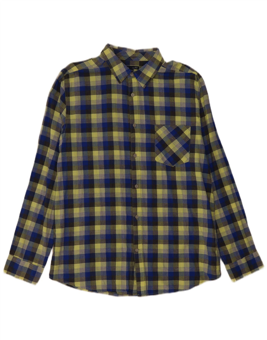 Gap Herren Slim Fit Hemd XL Mehrfarbig kariert Baumwolle