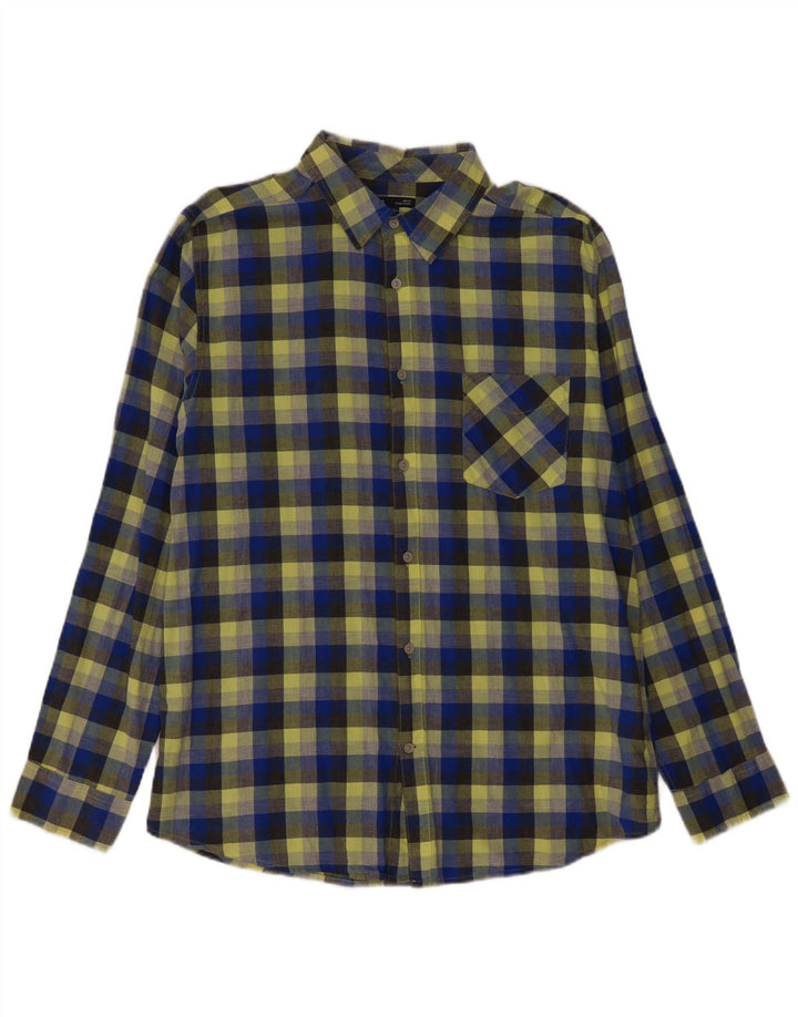 Gap Herren Slim Fit Hemd XL Mehrfarbig kariert Baumwolle