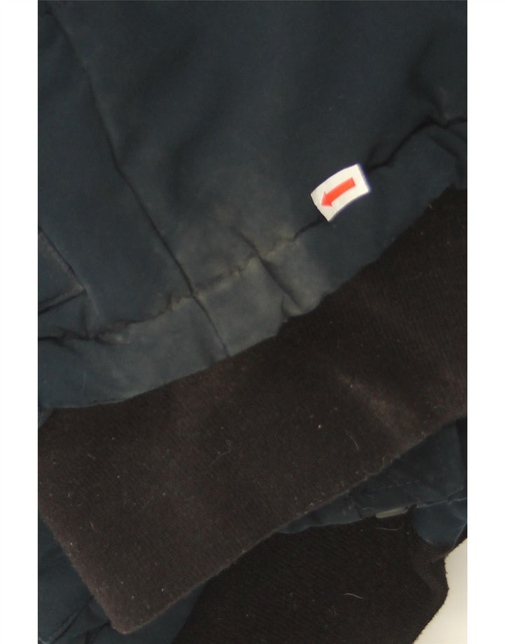 Superdry Damen Übergroße, wattierte Jacke mit Kapuze, Größe S, Marineblau