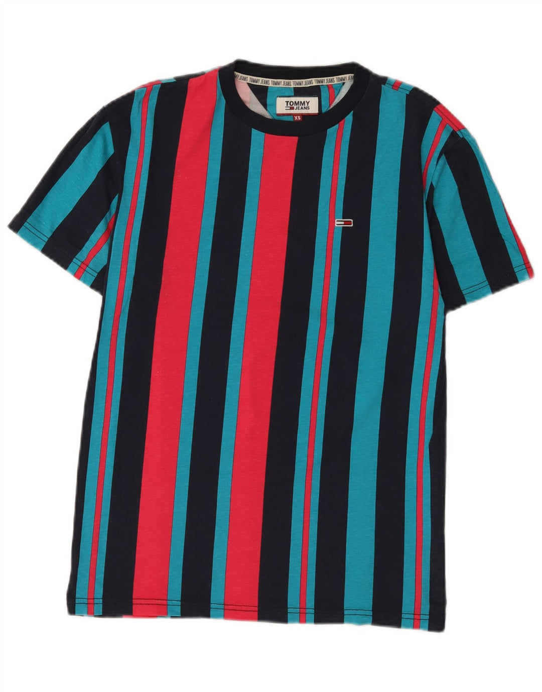 Tommy Hilfiger Herren T-Shirt Top XS Mehrfarbig gestreift