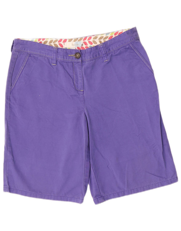 Boden Damen Chinoshorts UK 14 Large W32 Lila Baumwolle