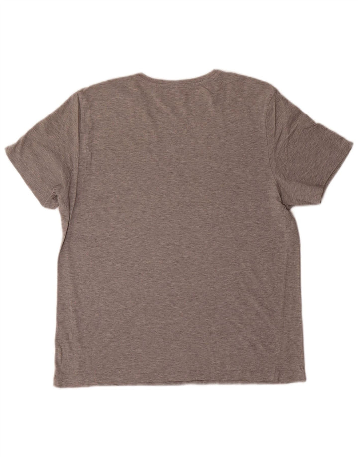 Calvin Klein Herren-T-Shirt mit Grafik, Größe S, graue Baumwolle