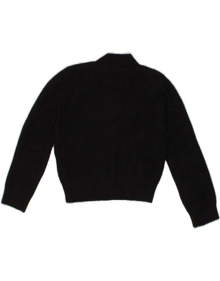 GUESS Girls Graphic Turtle Neck Jumper Sweater 4-5 Years Black Polyamide Vintage Guess and Second-Hand Guess from Messina Hembry 