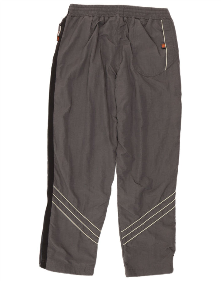 Adidas Herren-Trainingshose UK 40/42 Mittelgraues Colourblock-Polyamid