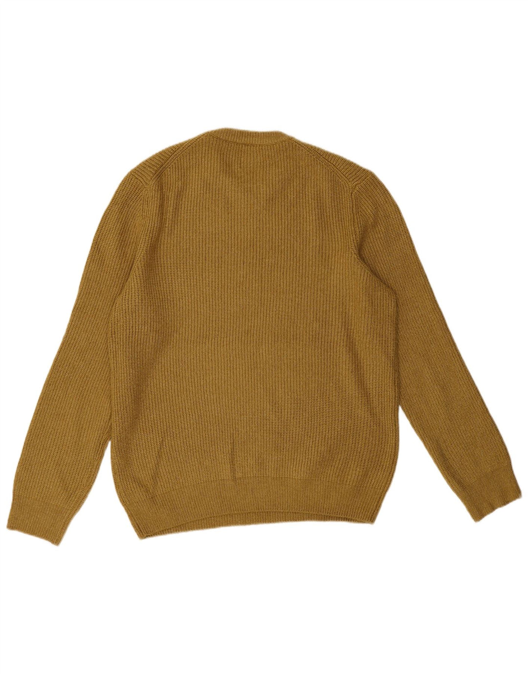 Marks & Spencer Herren-Pullover mit Rundhalsausschnitt, Größe L, Gelb, Polyamid
