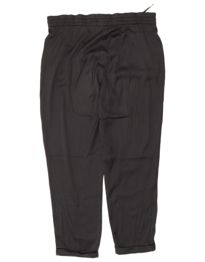 Benetton Damen-Hose, normal, Freizeithose, Größe M, W30, L27, Schwarz, Polyester