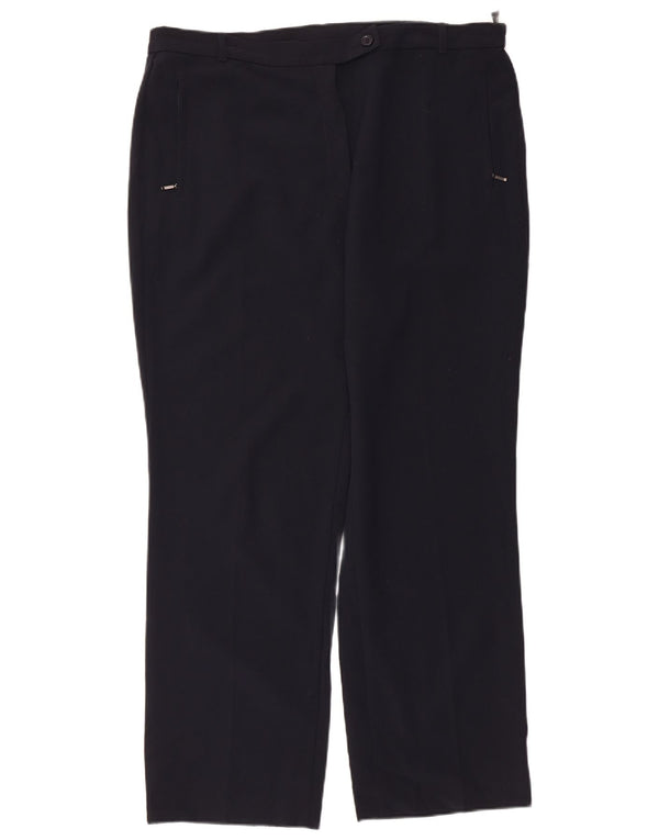 Marks & Spencer Damen Freizeithose UK 16 Large W36 L27 Marineblau