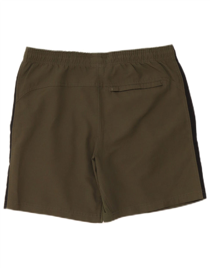 Nike Herren Dri Fit Sportshorts, klein, Khaki, Farbblock-Polyester