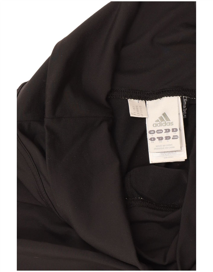 Adidas Damen Climalite Bermuda Sport Shorts UK 8 Small Schwarz Polyester