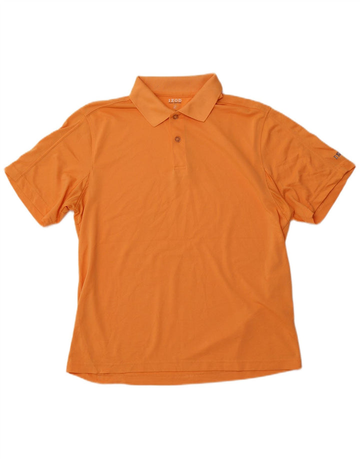 IZOD Herren Poloshirt Mittelorange Polyester