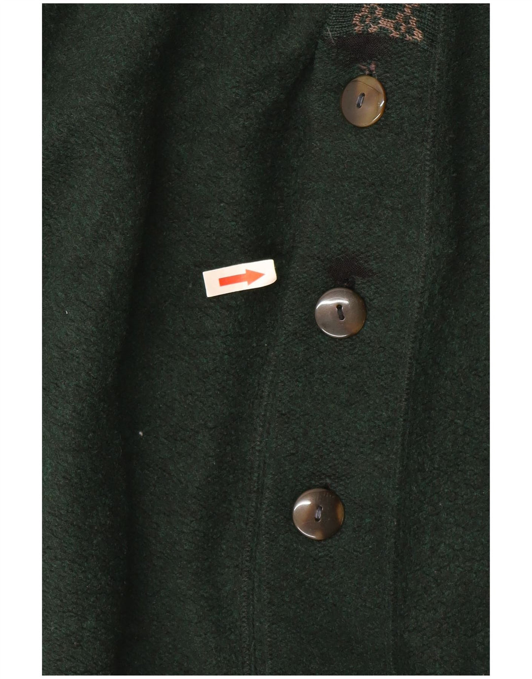 Vintage Herren Strickjacke Pullover Groß Grün