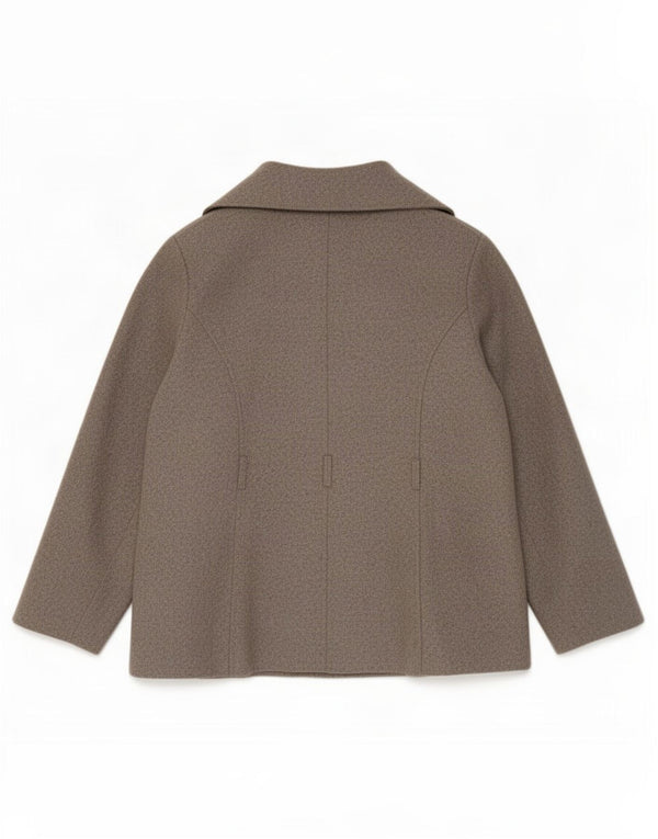 Marks & Spencer Damen Portfolio Bomberjacke UK 18 XL Graue Schurwolle