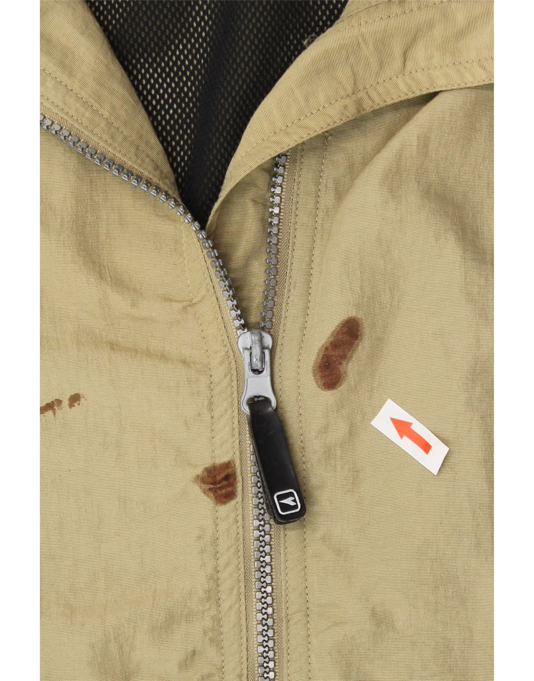 Diadora Herren-Regenjacke mit Kapuze, UK 38, Medium Khaki, Polyamid