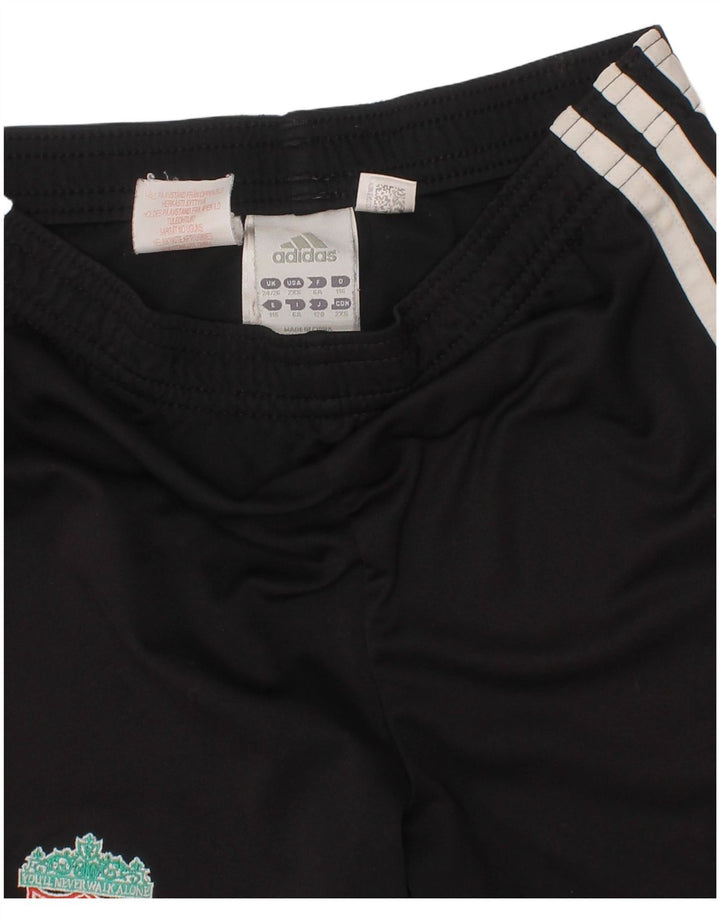 Adidas Jungen Liverpool Sportshorts 5–6 Jahre, schwarzes Polyester