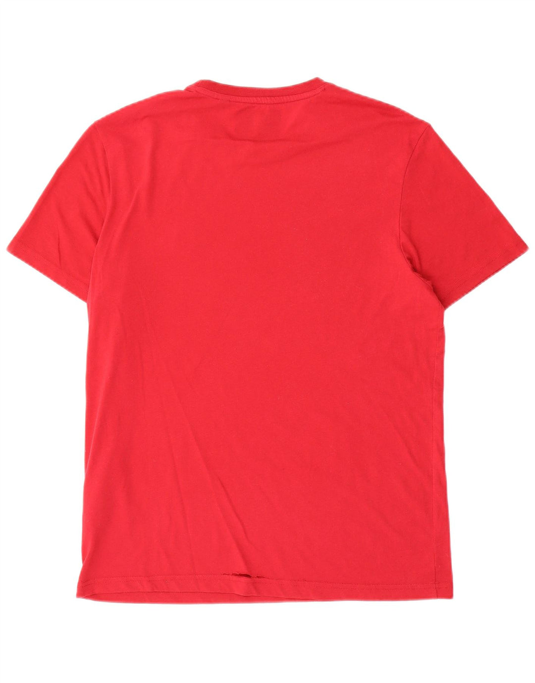 Lyle & Scott Herren T-Shirt Top Mittelrotes Polyester