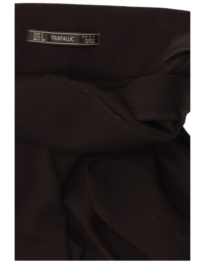 Zara Damen Trafaluc Leggings UK 14 Large Schwarz