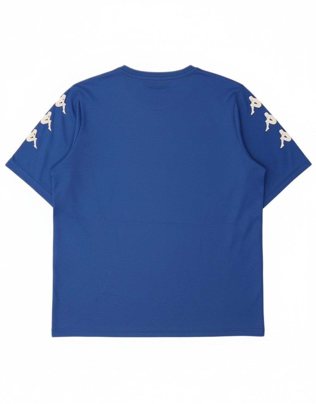 Kappa Herren Grafik-T-Shirt-Oberteil Mittelblaues Polyester