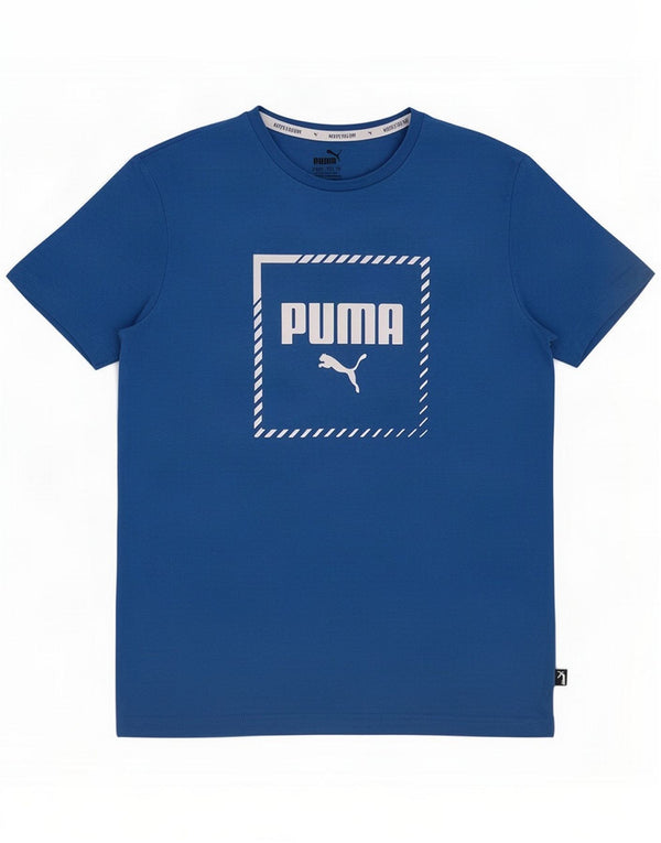 Puma Boys Graphic T-Shirt Top 15-16 Years Blue