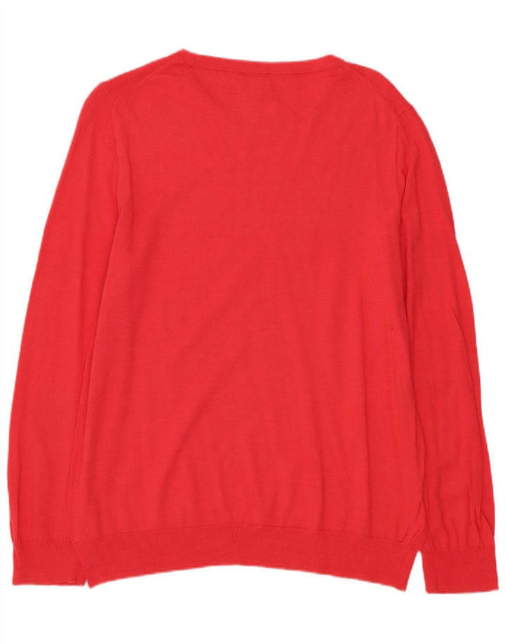 J. Crew Damen-Pullover mit U-Boot-Ausschnitt, Gr. 14, Rosa