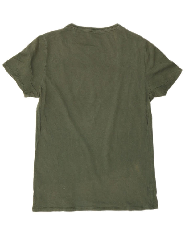 Guess Herren Grafik T-Shirt Top XS Grün