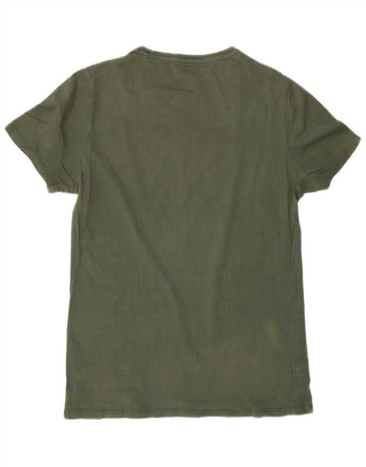 Guess Herren Grafik T-Shirt Top XS Grün