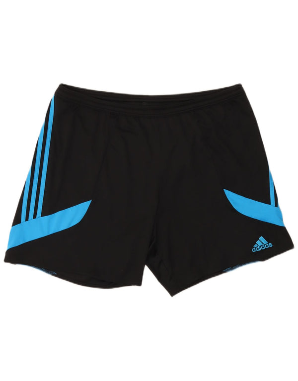 Adidas Mens Climalite Sport Shorts XL Black Colourblock Polyester
