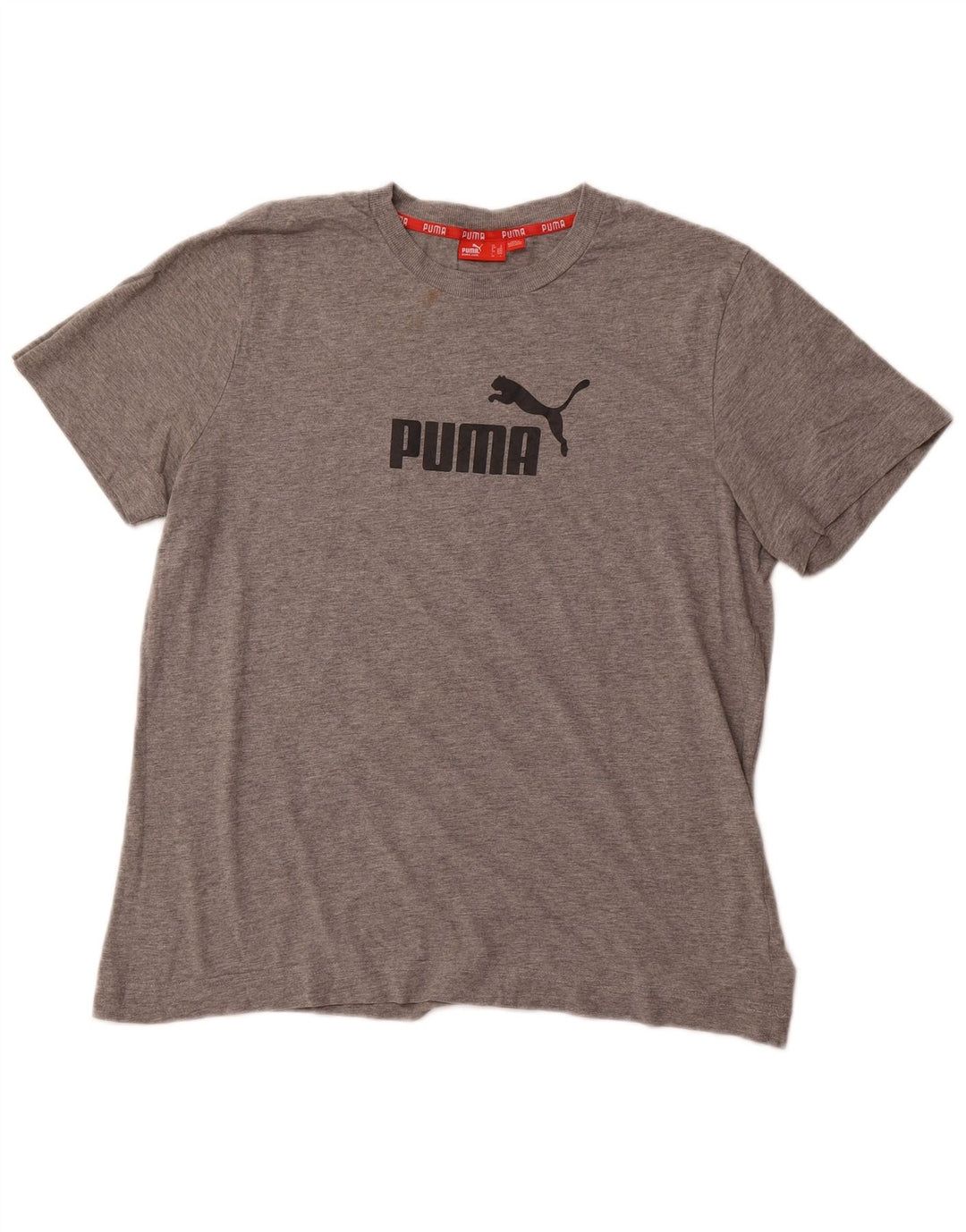 PUMA Herren Graphic T-Shirt Top Large Grau Baumwolle