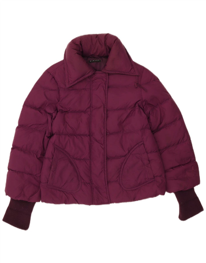 Sisley Damen Wattierte Jacke IT 40 Small Lila