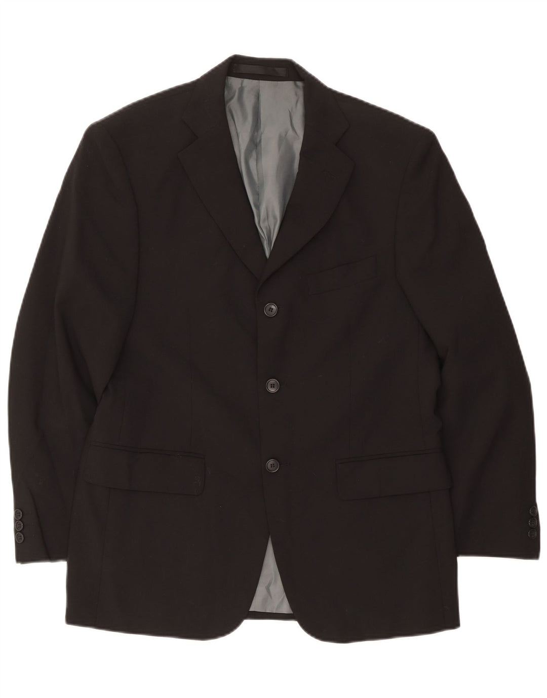 Marks & Spencer Herren-Blazer, kurz, 3 Knöpfe, Gr. 38, mittelschwarz
