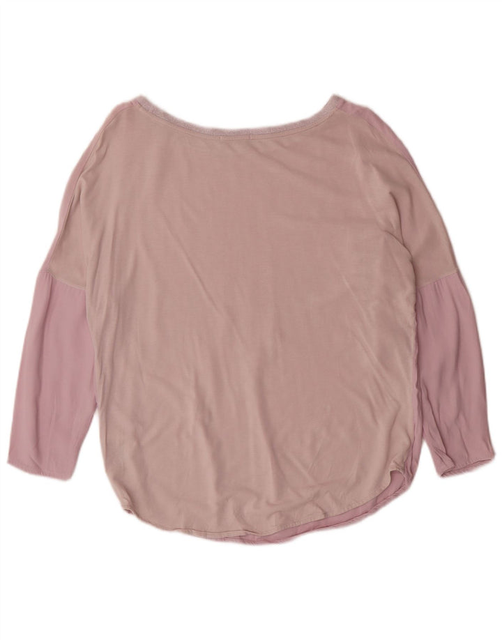 MASSIMO DUTTI Damen-Blusenoberteil in Übergröße, Gr. 10, klein, Rosa, Farbblock