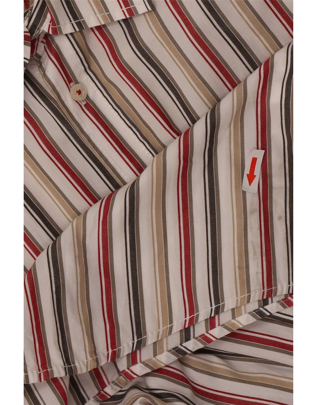 Camel Active Herren Kurzarmhemd Medium Mehrfarbig gestreift