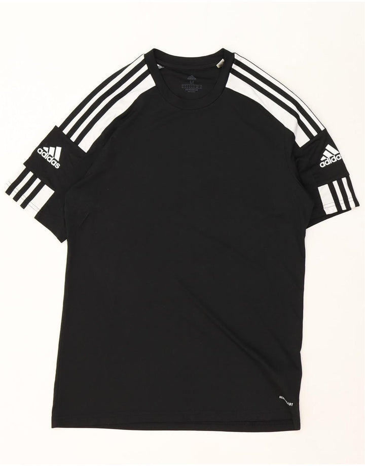 Adidas Herren Aeroready T-Shirt Top Medium Schwarz Colourblock Polyester