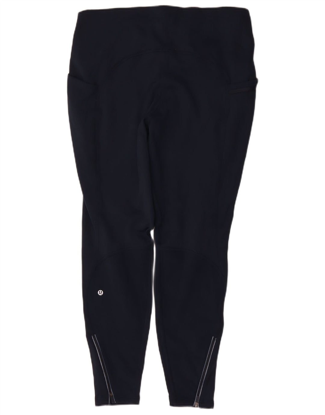 Lululemon Damen Leggings US 14 XL Marineblau Polyester