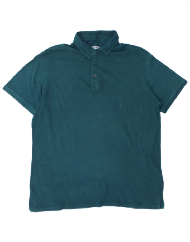 Mountain Warehouse Herren-Poloshirt XL aus grüner Baumwolle