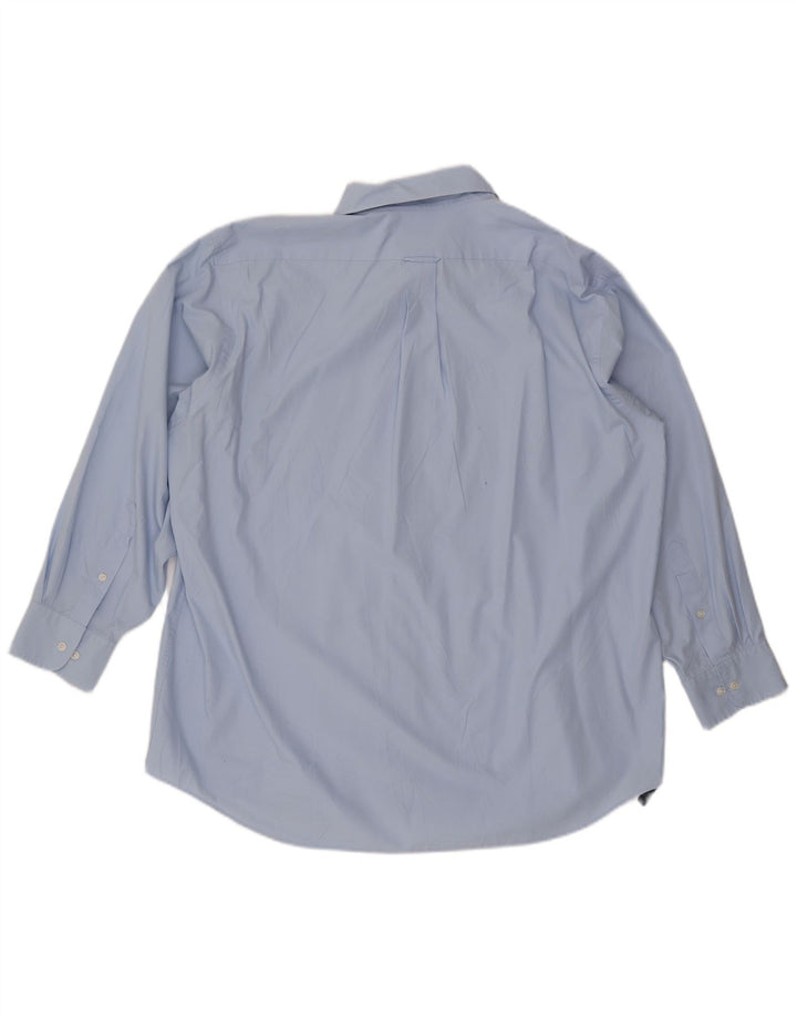 IZOD Herrenhemd, Größe 17 1/2 XL, blaue Baumwolle