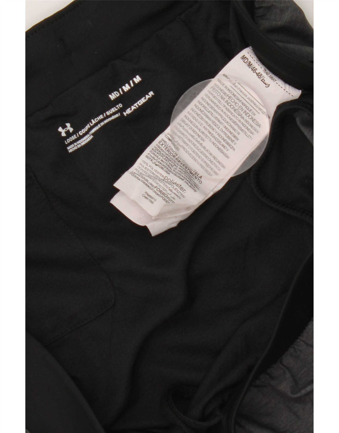 Under Armour Damen Heat Gear Sportshorts UK 14 Mittelgraues Polyester