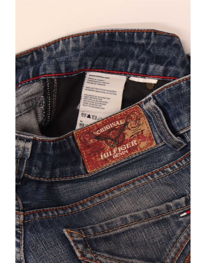 Tommy Hilfiger Damen Bootcut Jeans W28 L34 Blaue Baumwolle
