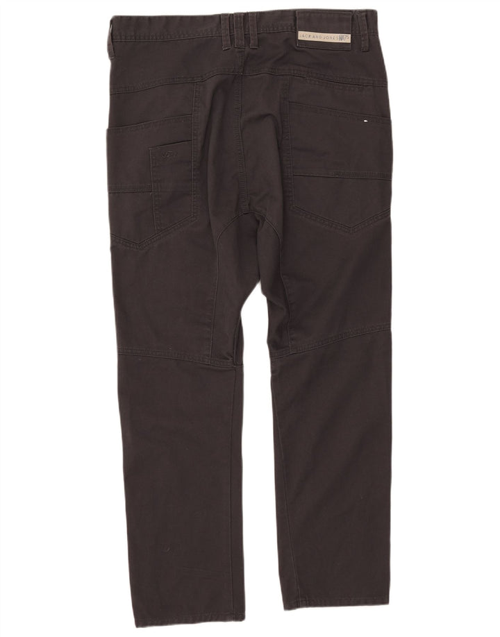 Jack & Jones Herren Slim Freizeithose W34 L25 Schwarz Polyester
