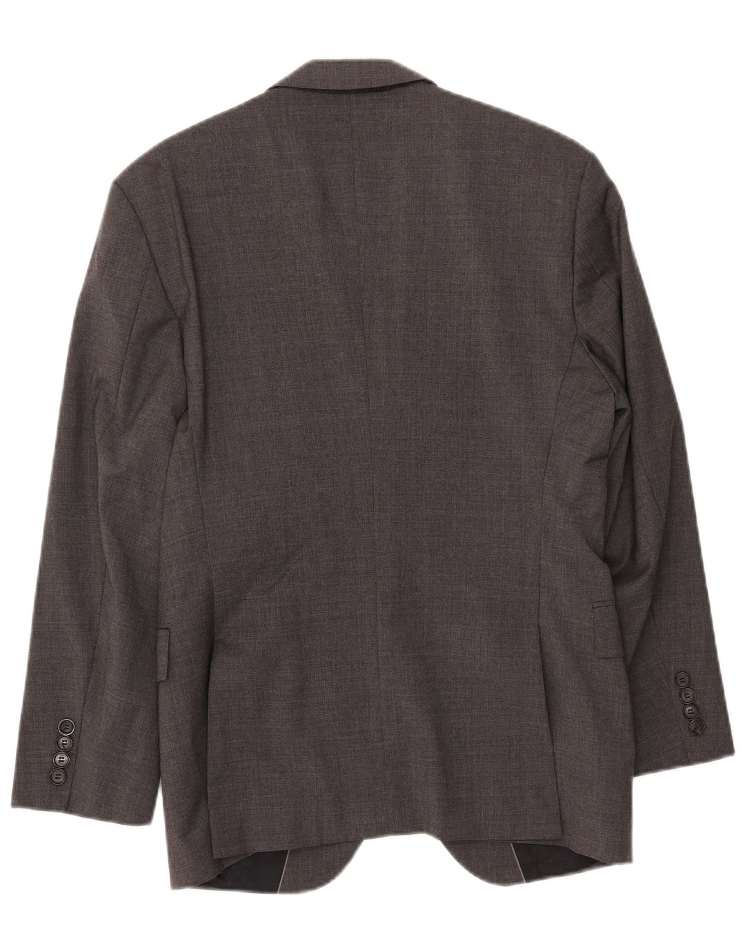 HUGO BOSS Herren-Blazer mit 2 Knöpfen, EU 48, mittelgraue Wolle