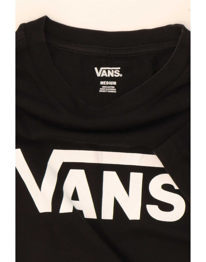 Vans Grafik-T-Shirt für Damen, UK 12, mittelschwarz, Baumwolle