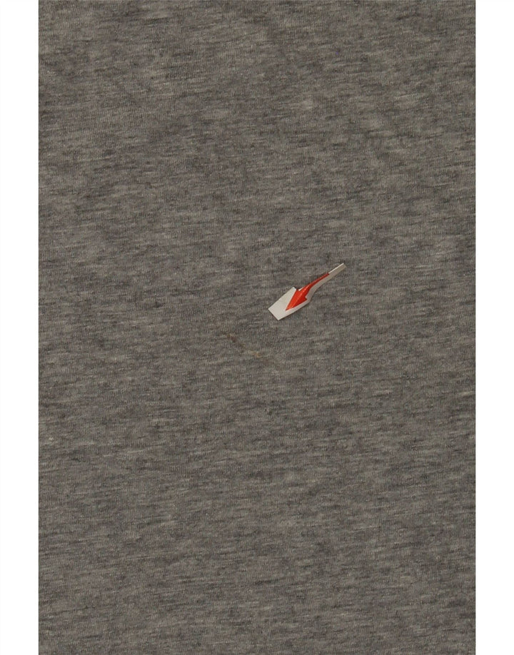 Champion Herren Grafik-T-Shirt-Oberteil Mittelgrau meliert
