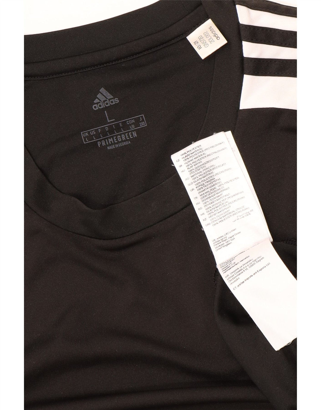 ADIDAS Herren Aeroready T-Shirt Top Large Schwarz Polyester