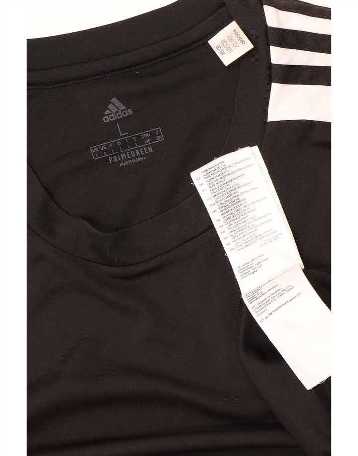 ADIDAS Herren Aeroready T-Shirt Top Large Schwarz Polyester