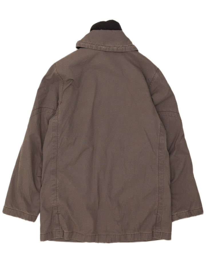 Murphy & Nye Herren Parka Jacke UK 38 Mittelgraue Baumwolle