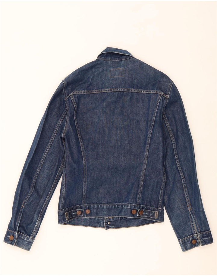Levi's Herren-Jeansjacke, UK 38, mittelmarineblaue Baumwolle